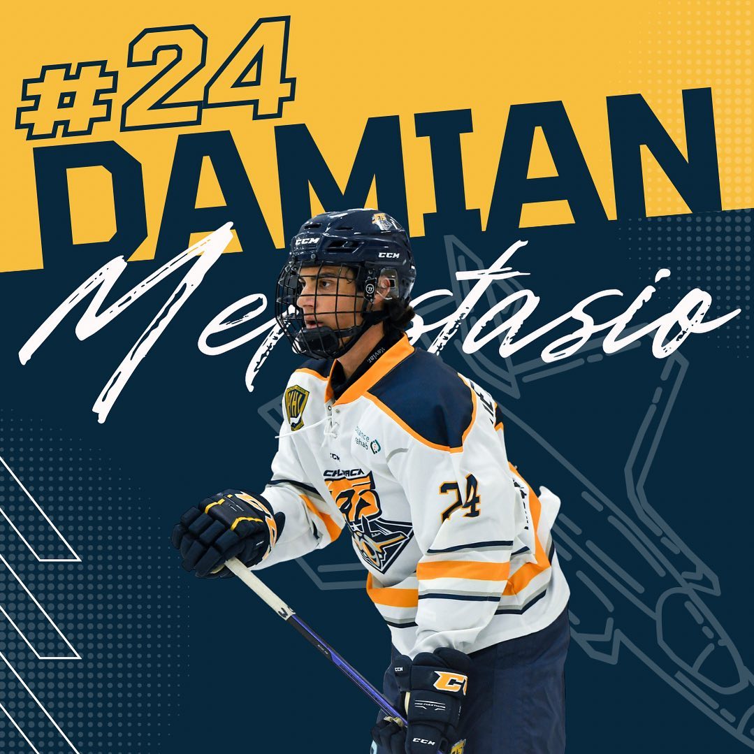 Last Minute ALERT 🔔 Congratulations to Damian Metastasio for being named to the 1st Annual @thebchc Prospects Game later today which is being held at our very own “HANGAR”.

Some of the best and top prospects in all of BC will be showcasing their talent. Puckdrop is set for 6PM and is set to be a sold out attendance. 

Please help congratulate @damianmetastasio23 👏🛩️

#bchc #thepjhl #prospectsgame #scouting #chilliwack #soaringjets #jetsflyinghigh #juniorhockey #bestintheleague